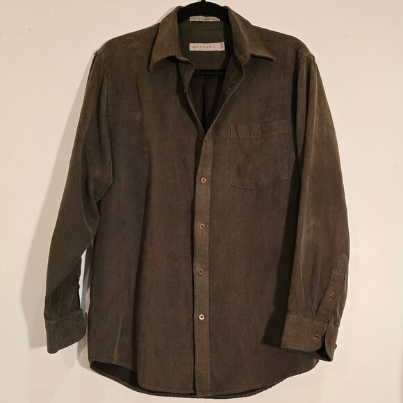 Retreat Ribbed Button Down Shirt - Picture 1 of 3